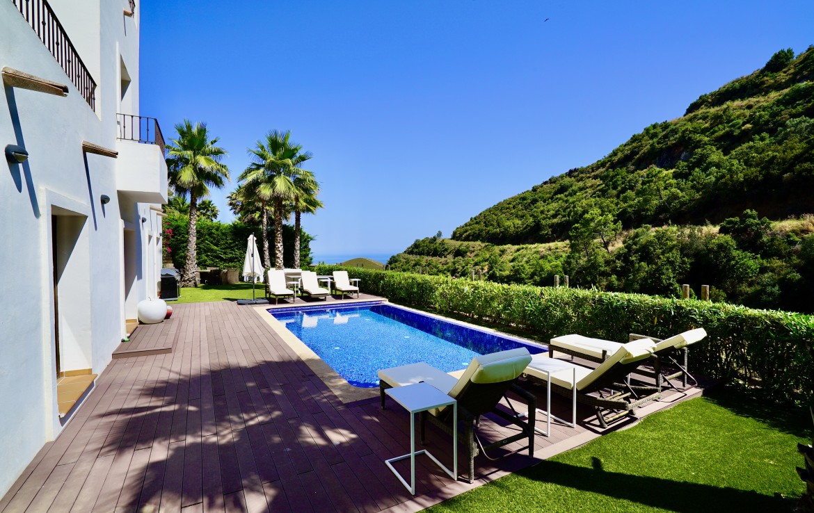 modern 4br villa in benahavis hills, 24hr security, panoramic views, benahavis, luxury, modern, benahavis hills and country club, sea, sun, marbella, sea